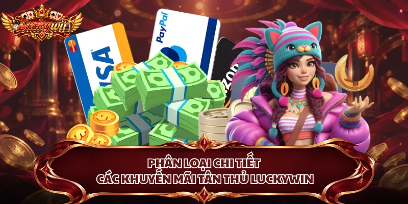 Phân loại chi tiết các khuyến mãi tân thủ Luckywin