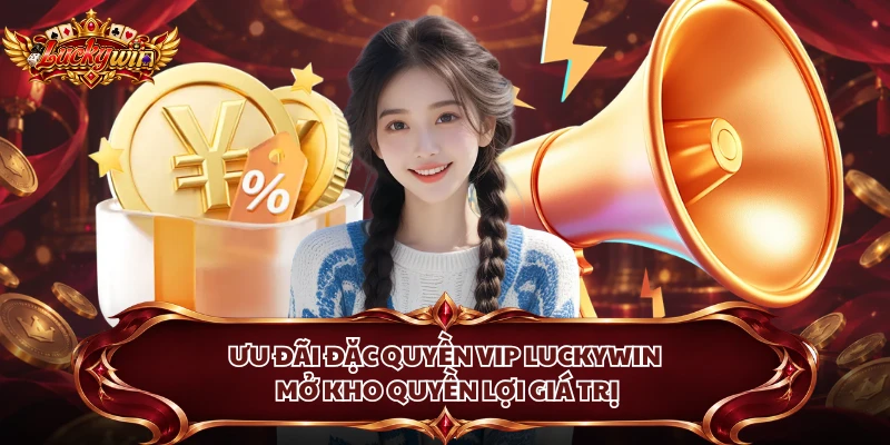 Ưu Đãi Đặc Quyền VIP Luckywin - Mở Kho Quyền Lợi Giá Trị